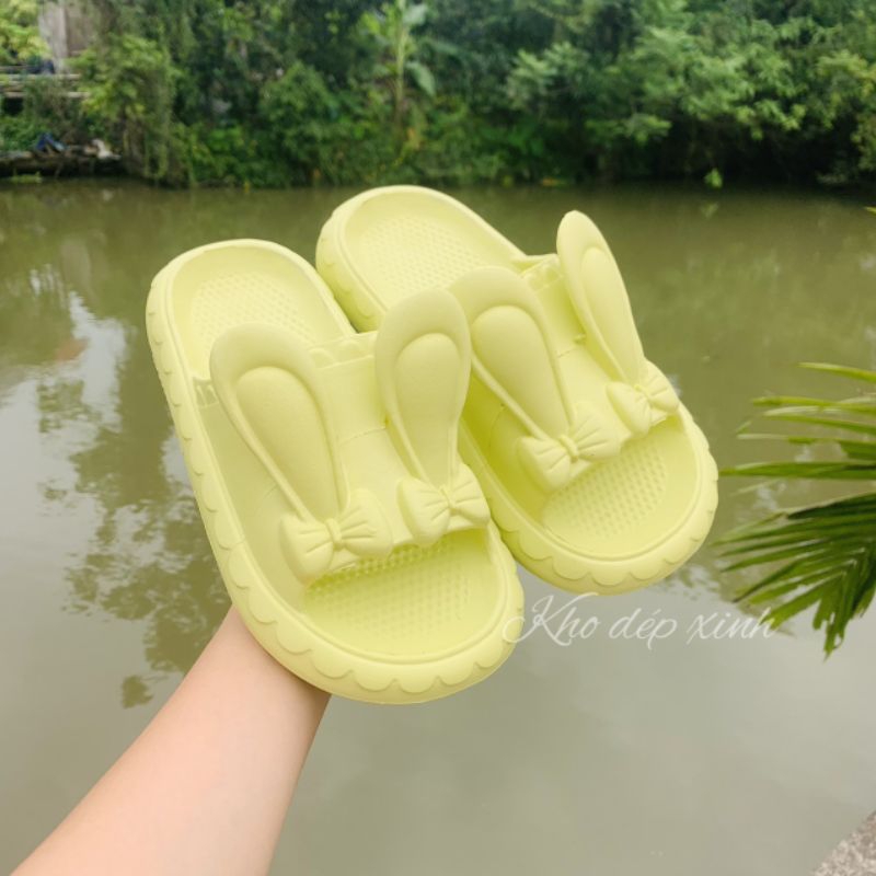 Dép Nữ Tai Thỏ Đủ màu sắc cute dễ thương
