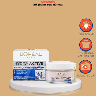 ⭐⭐⭐⭐⭐kem dưỡng ẩm sâu làm sáng da hydra specialist 24h l'oreal ngày và đêm