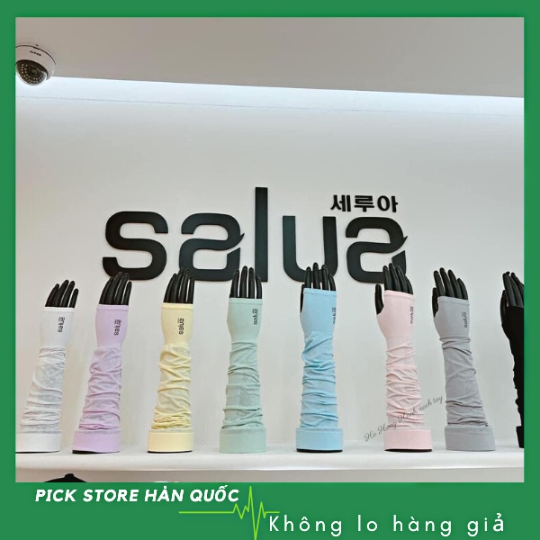 Găng tay chống nắng Salua - Găng tay chống nắng nội địa Hàn Salua Store Korea