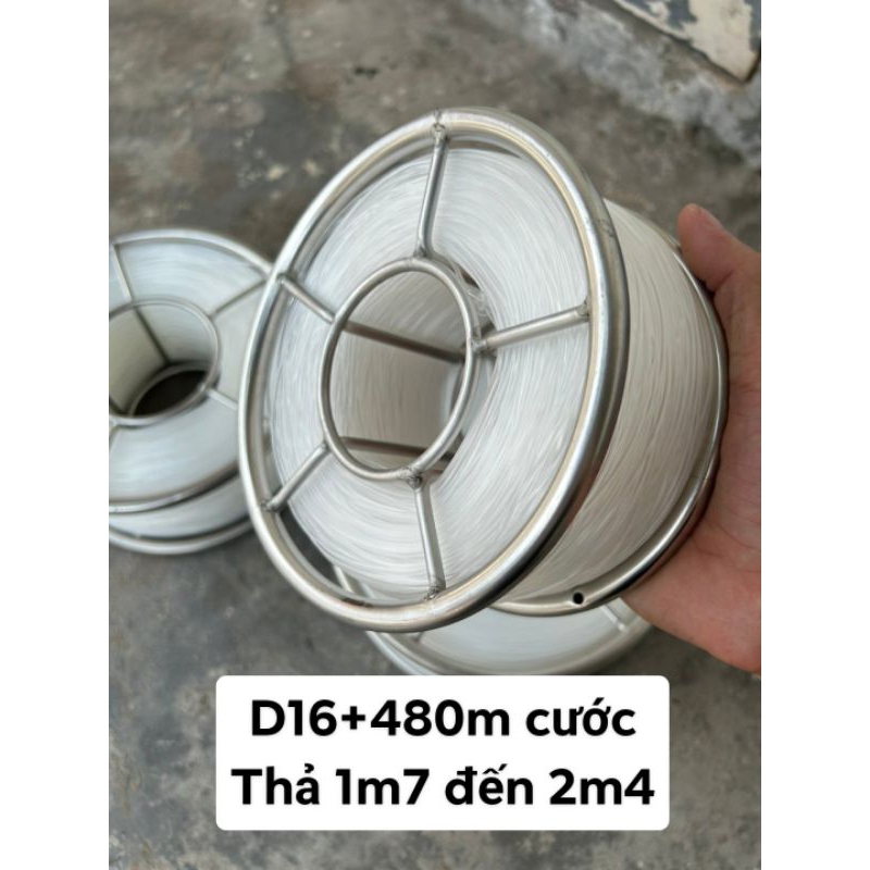 ComBo Dây Thả Diều Quấn Sẵn - Dù 1.3ly 380m cho diều 1m9-2m4