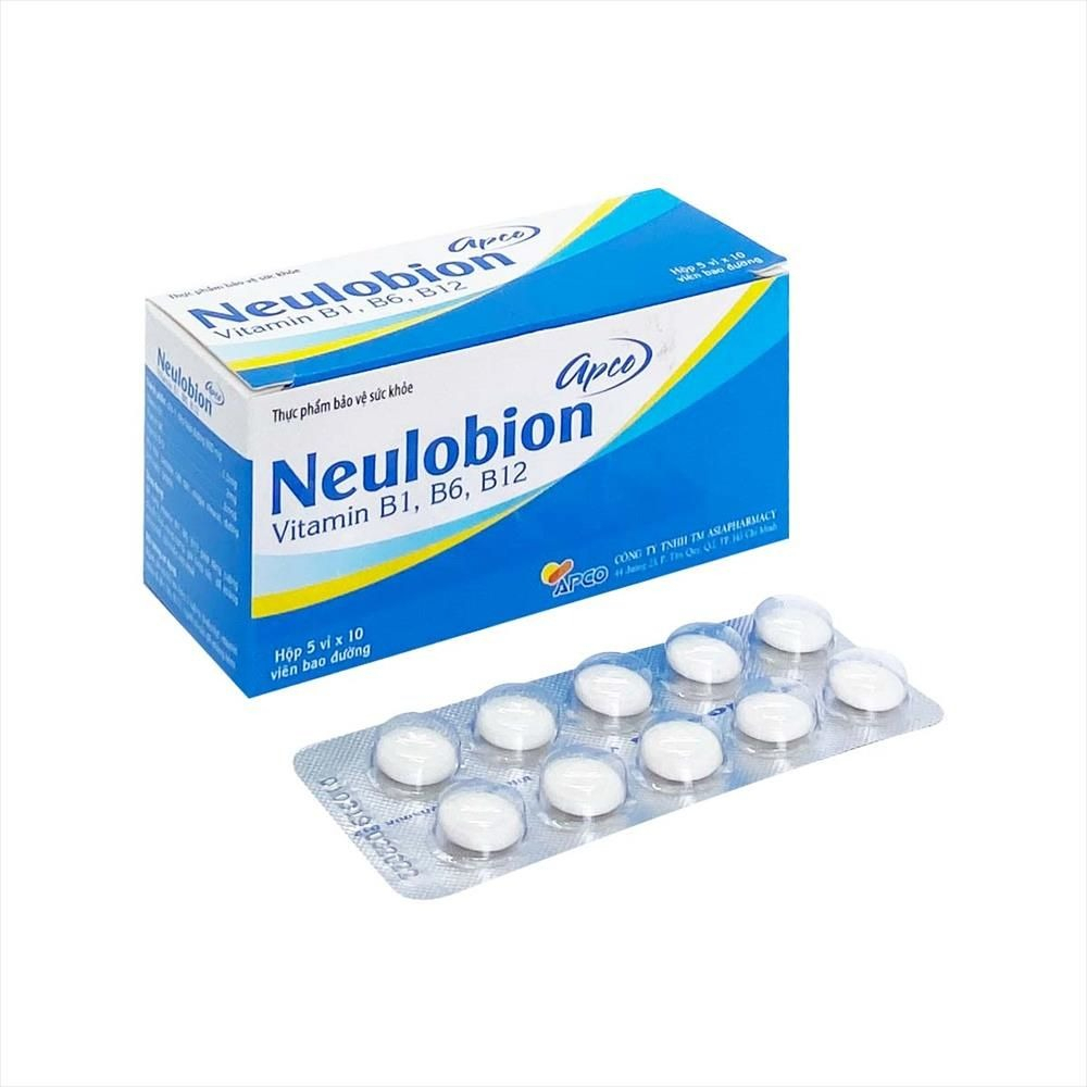 Viên uống Neulobion Vitamin B1 B6 B12 hộp 50 viên