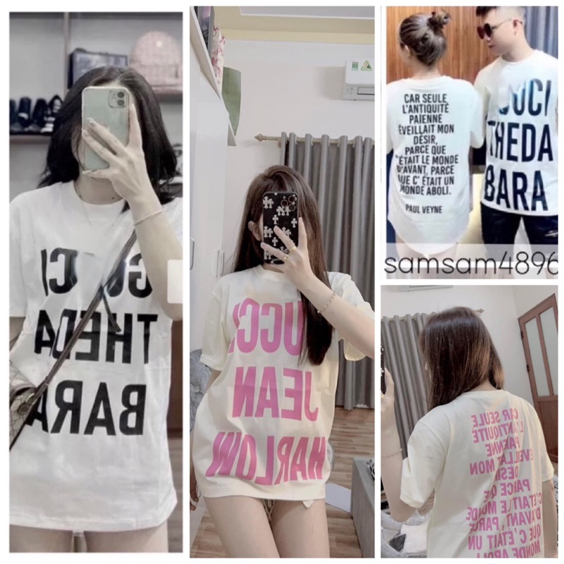 Áo thun, Áo phông cotton tay lỡ GC 2 mặt siêu hot