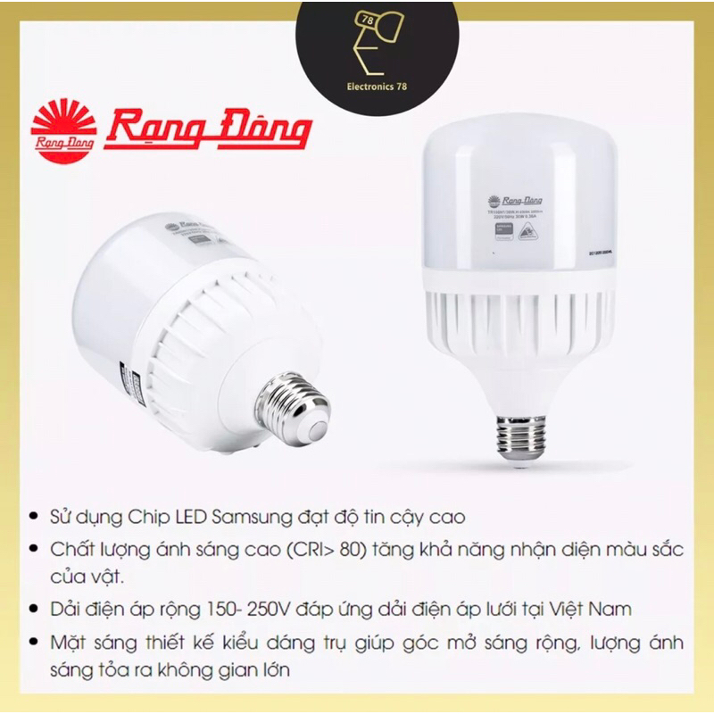 Bóng đèn 20w Rạng Đông