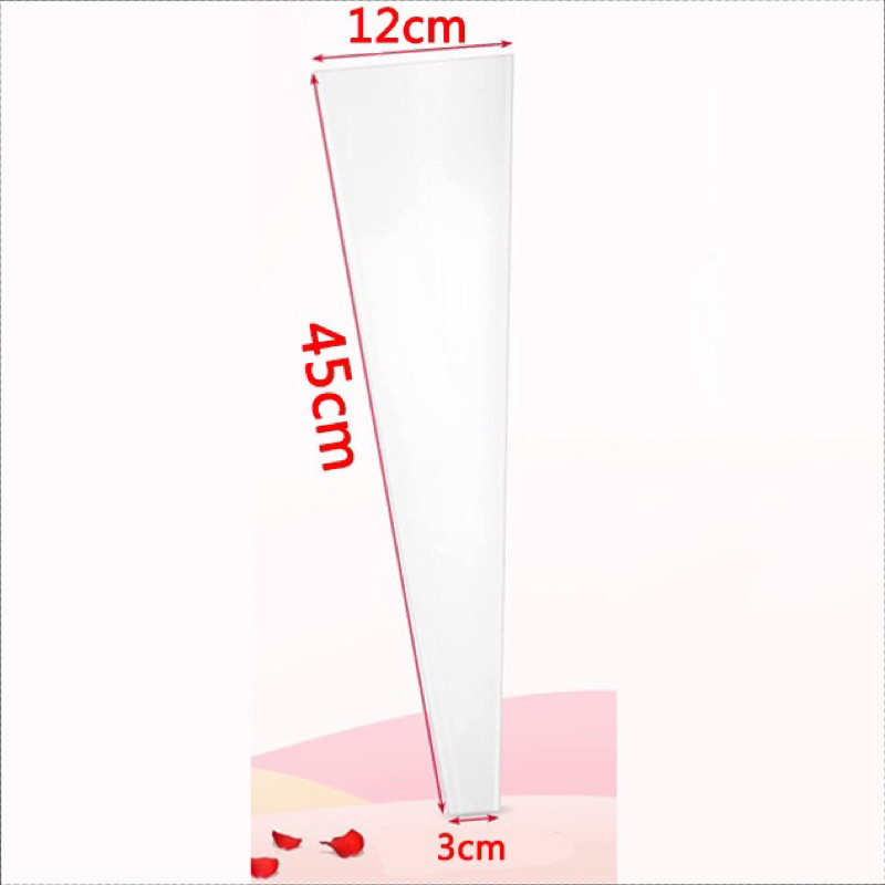 Túi Bóng Trong Suốt 12*45*3cm gói hoa 1 bông nhiều màu