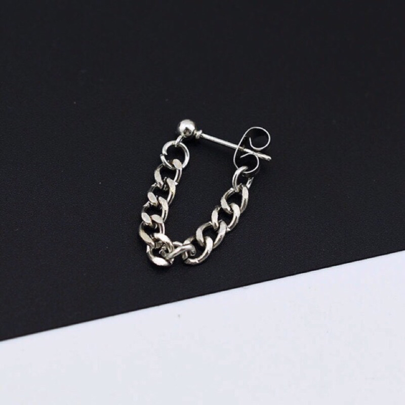 Khuyên Tai Nam Nữ Bằng Thép Titan Chống Gỉ, Khuyên Tai Basic Phong Cách Đơn Giản Giành Cho Unisex