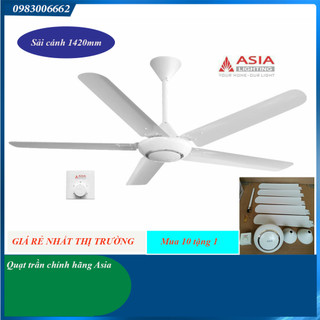 Quạt trần siêu rẻ,siêu mát QT06 Asia