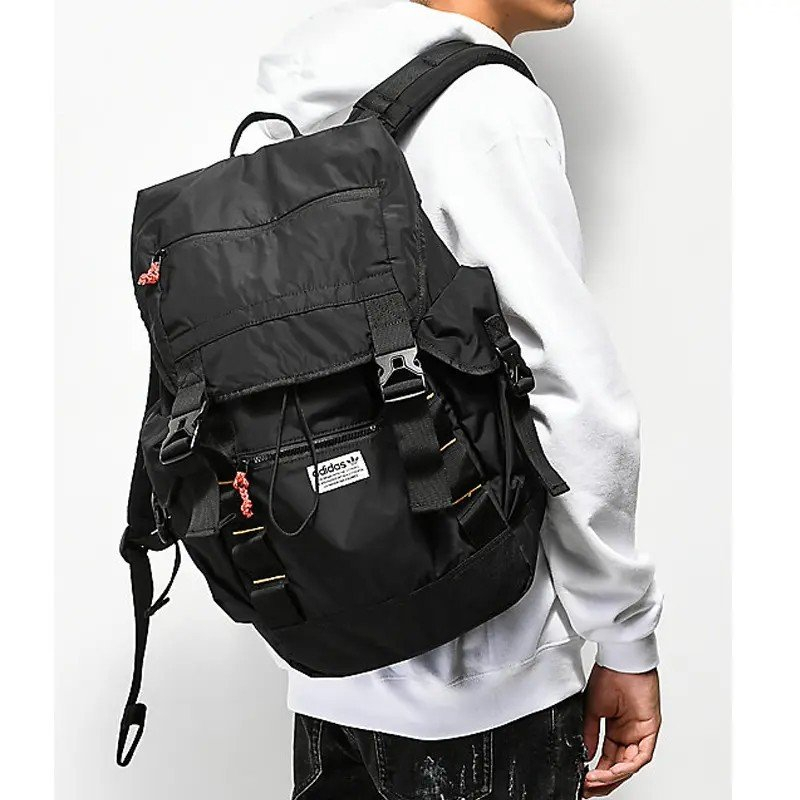 Balo Du Lịch Cỡ Lớn Balo Phượt Chống Nước Bảo Hành Trọn Đời Khóa Kéo Đường May Balo Adidas Originals Urban Utility Bla#b