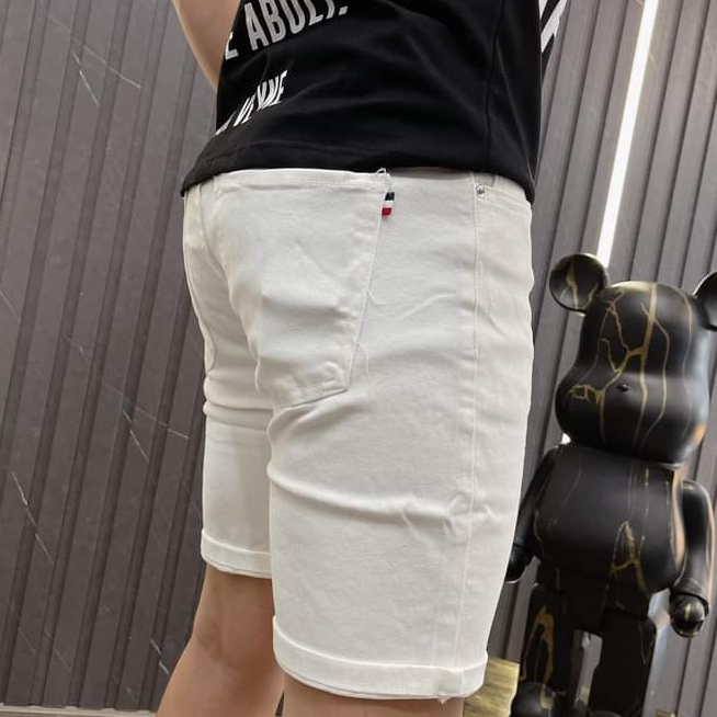 Quần short jean nam mẫu mới dày dặn vải co giãn thời trang