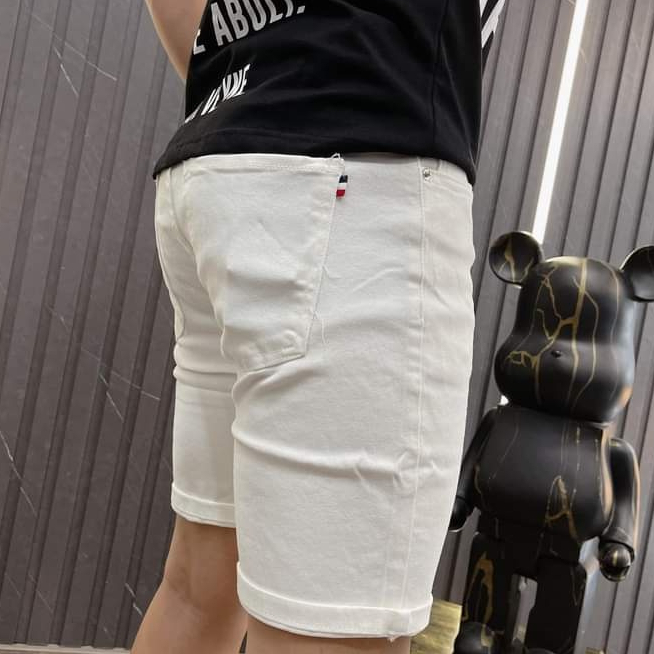 Quần short jean nam mẫu mới dày dặn vải co giãn thời trang