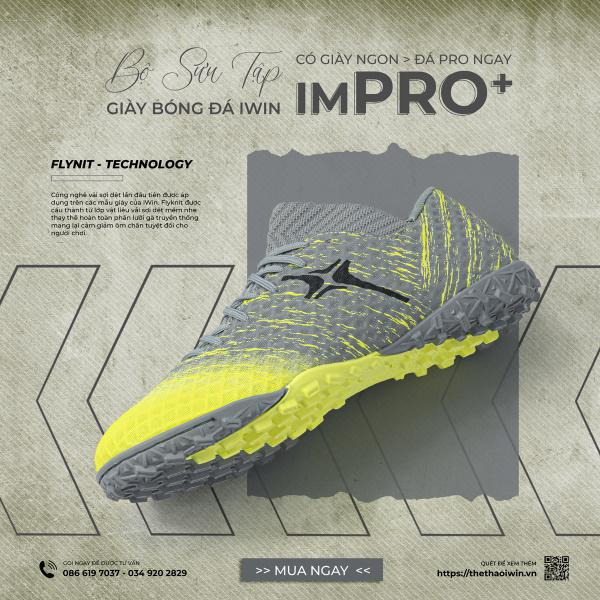 Giày Bóng Đá Chính Hãng Cao Cấp Iwin ImPro Plus 2023 SIÊU CHẤT