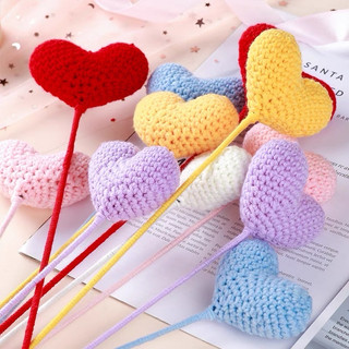 Trái tim bằng len, trái tim len đan tỉ mỉ làm quà tặng làm quà tặng valentine