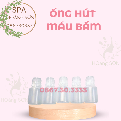 Combo 100 Ống nhựa hút máu bầm, máu độc khi nặn mụn dùng trong spa, thẩm mỹ viện