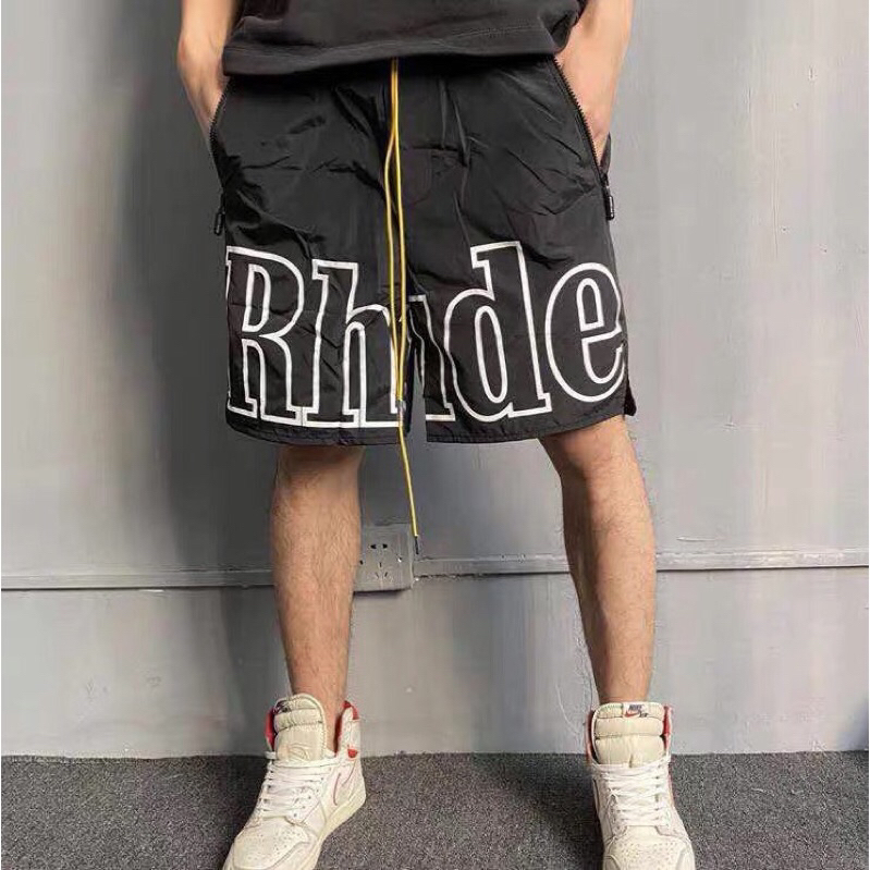 ⚡️[Hight Quality] Hàng Có Sẵn!! Quần Short Gió Rhude Mix Chữ Điểm Nhấn Phá Cách - Hàng Loại 1 Chất Cực Mát Dễ Chịu