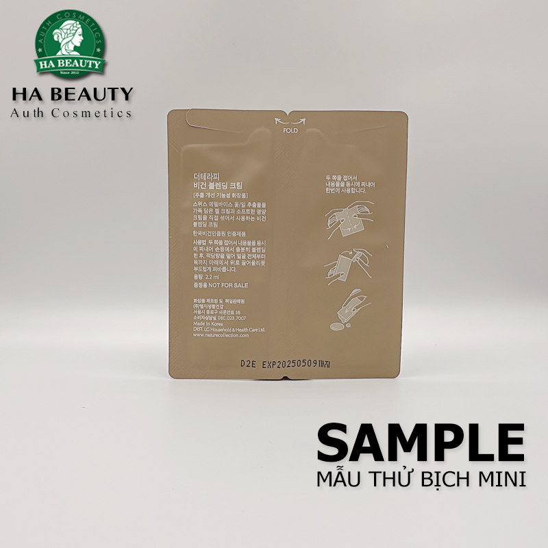 Kem dưỡng ẩm phục hồi da chống lão hóa The Face Shop The Therapy Vegan Blending Cream