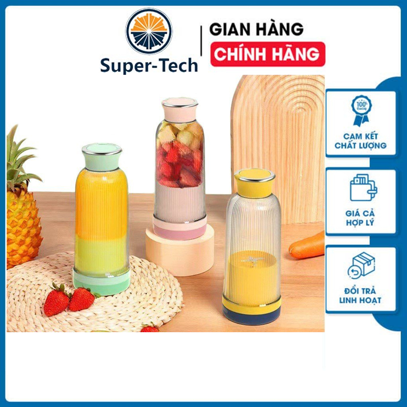 Máy Xay Sinh Tố Cầm Tay Mini Đa Năng Cao Cấp Lưỡi 4 Cánh Thép Không Gỉ Máy Xay Đa Năng Làm Sữa Đậu Nành Nhựa TPE Tốt