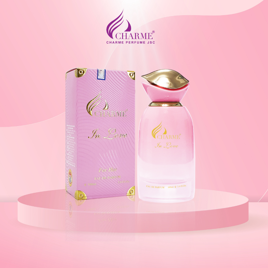 Nước hoa nữ chính hãng, Charme In Love, lưu hương lâu, gợi cảm, quyến rũ, và lôi cuốn chai 100ml