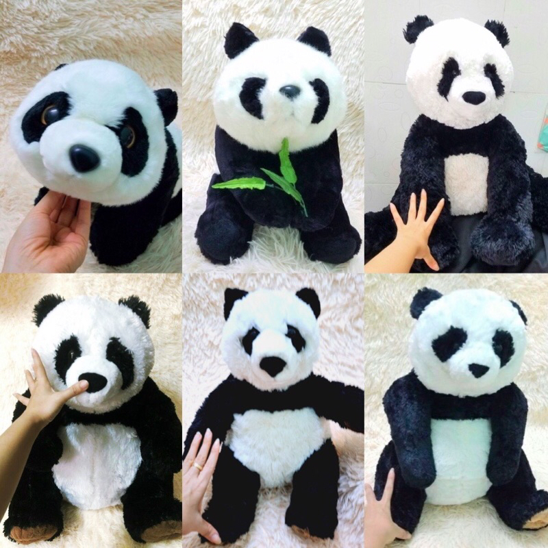 Gấu bông con gấu trúc mập như thật Fubao Aibao HoaHoa