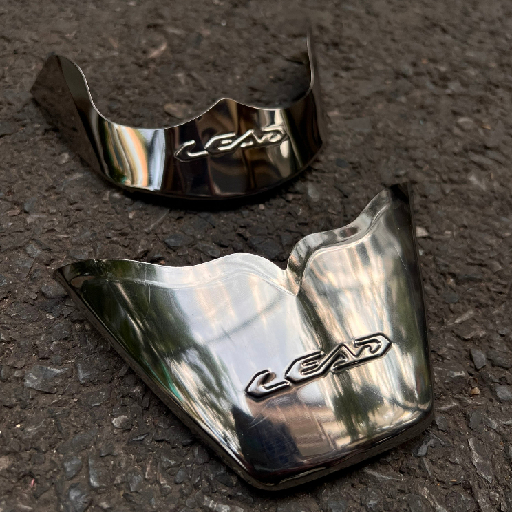 Bộ bọc mõm đuôi trước và sau, ốp dè Inox Lead 2017-2023