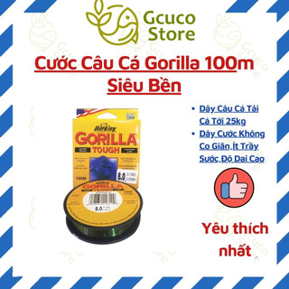 Cước câu cá GORILLA 100m siêu bền - siêu rẻ