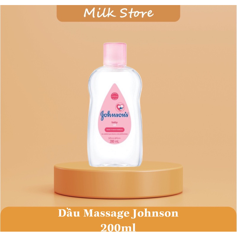 Baby oil Dầu mát xa dưỡng ẩm Johnson's baby oil pink 200ml [CHÍNH HÃNG CÔNG TY].........................................