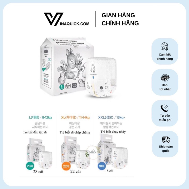 TÃ QUẦN MOMO RABBIT - VINAQUICK