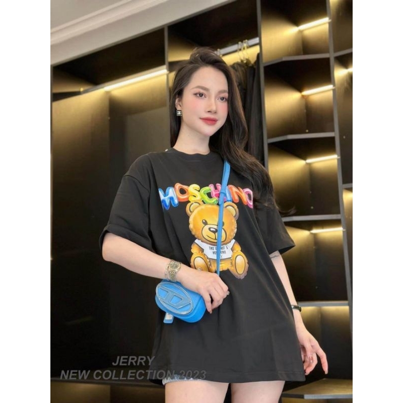 Áo phông gấu chữ hàng QC