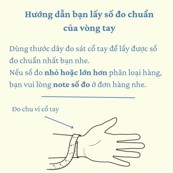 Vòng tay hạt handmade Melia