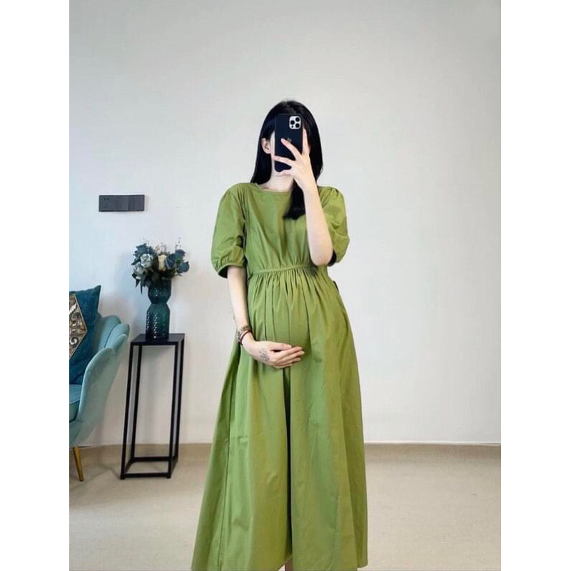 VÁY SUÔNG DÁNG DÀI THÔ HÀN, VÁY BẦU DÁNG DÀI