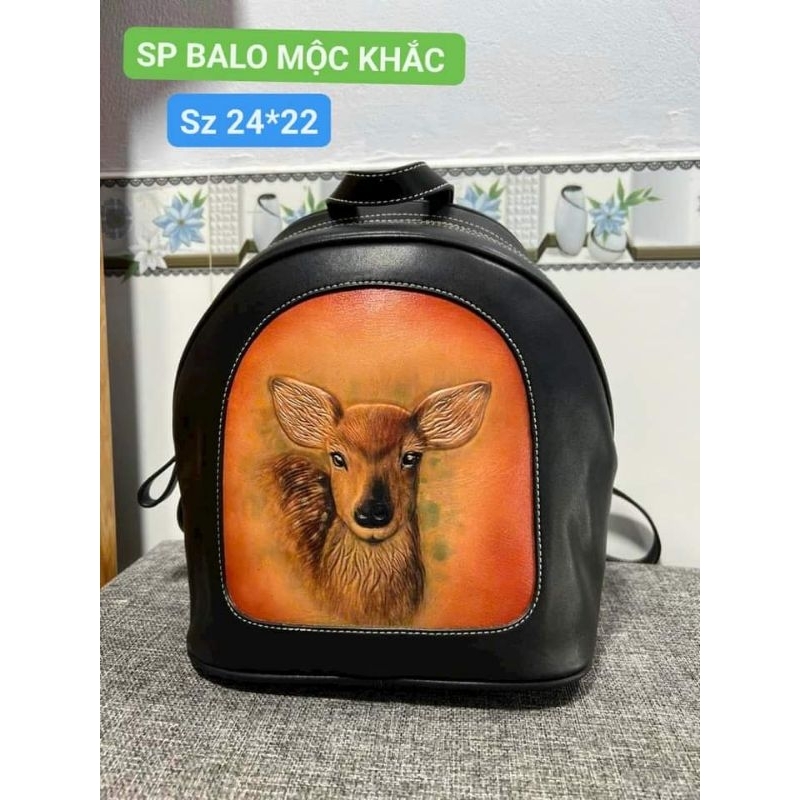 💥XẢ LỖ BALO DA BÒ MỘC KHẮC NAI ĐẸP RẺ