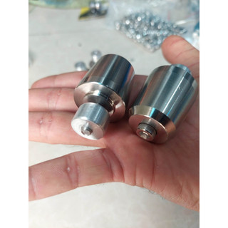 Gù tay lái inox 304 nặng 400g gắn cho các loai xe máy