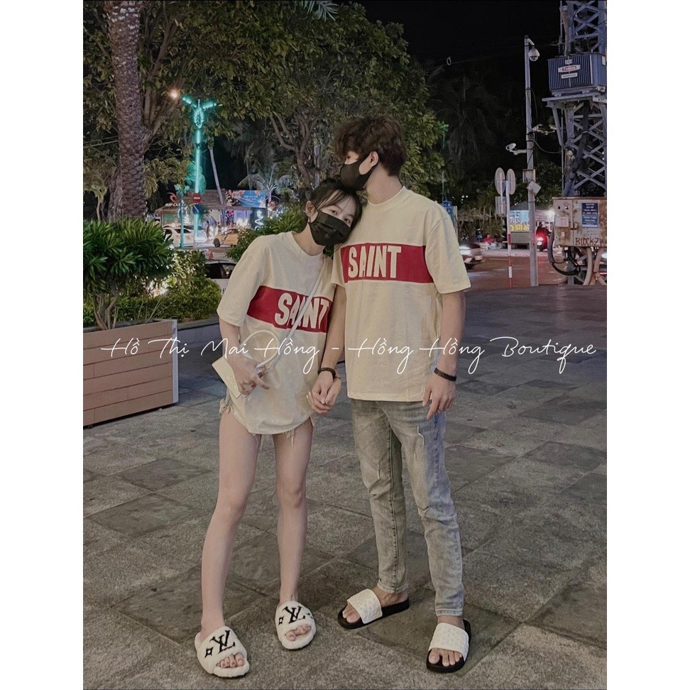 Áo Phông Nam Nữ SAINT. Áo Thun Nam Nữ Unisex Form rộng Oversize siêu hot 2023