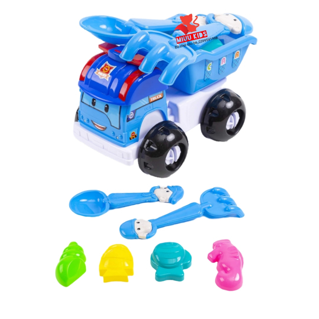 Khuôn Lâu Đài Chơi Cát Kèm Dụng Cụ Xúc Cát Hàng Việt Nam