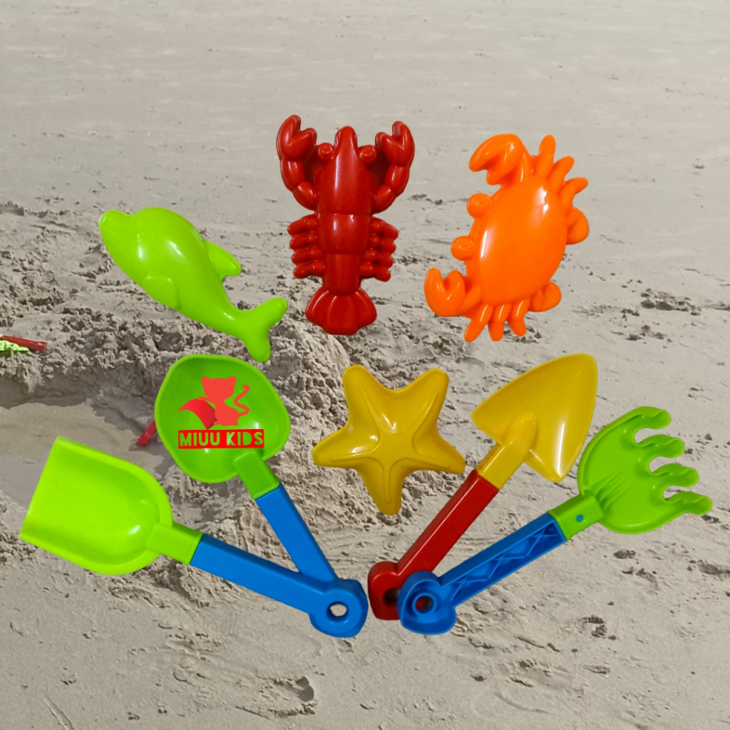 Khuôn Lâu Đài Chơi Cát Kèm Dụng Cụ Xúc Cát Hàng Việt Nam