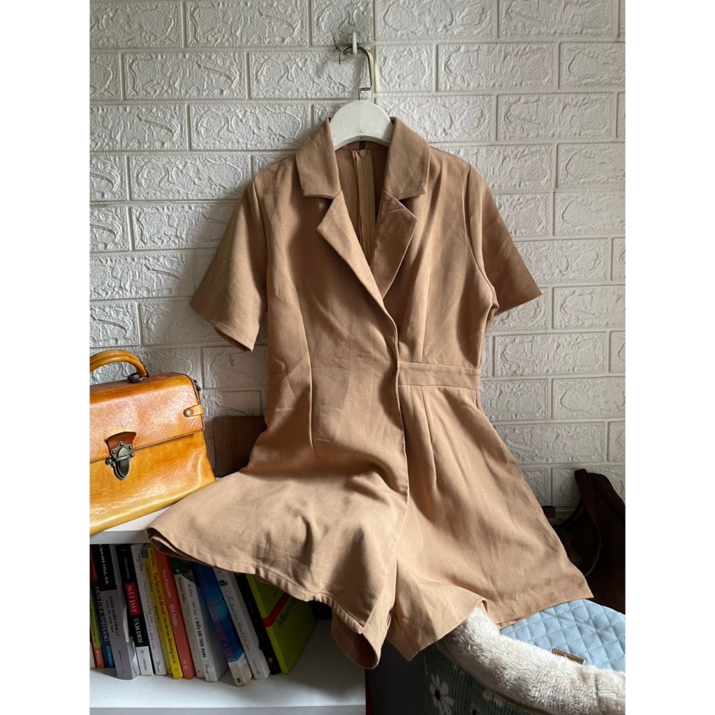 (Thanh lý đồ cá nhân) Jum đùi cổ vest giả đầm