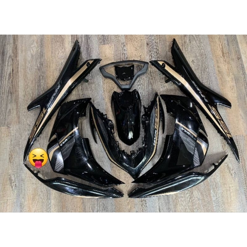 dàn áo Nvx đen bóng 2023/ coverset nvx glossy black 2023