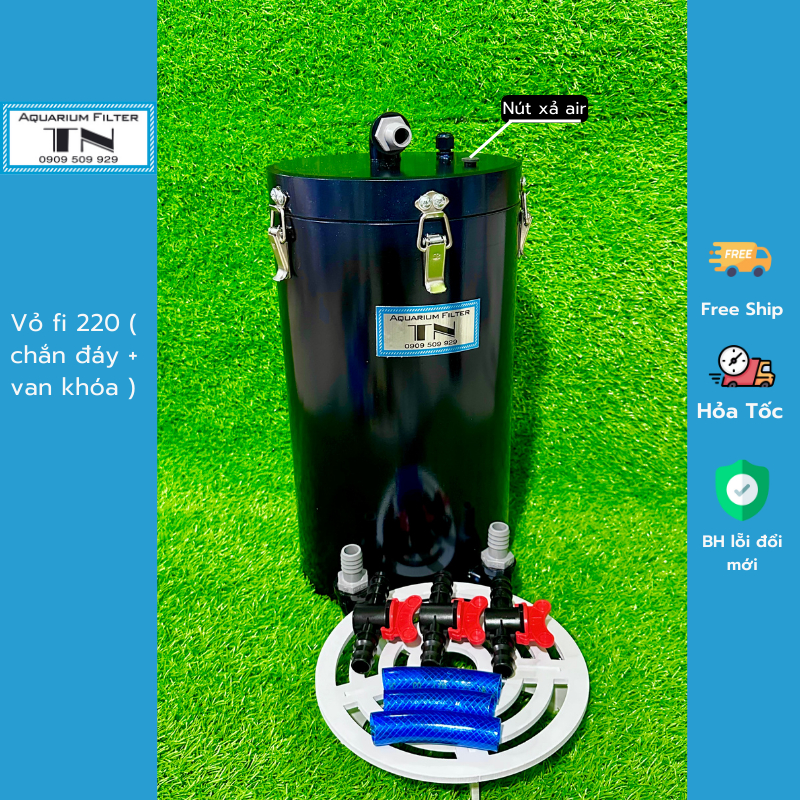Lọc fi 220,168 2in 1out bơm 28w full pk.
