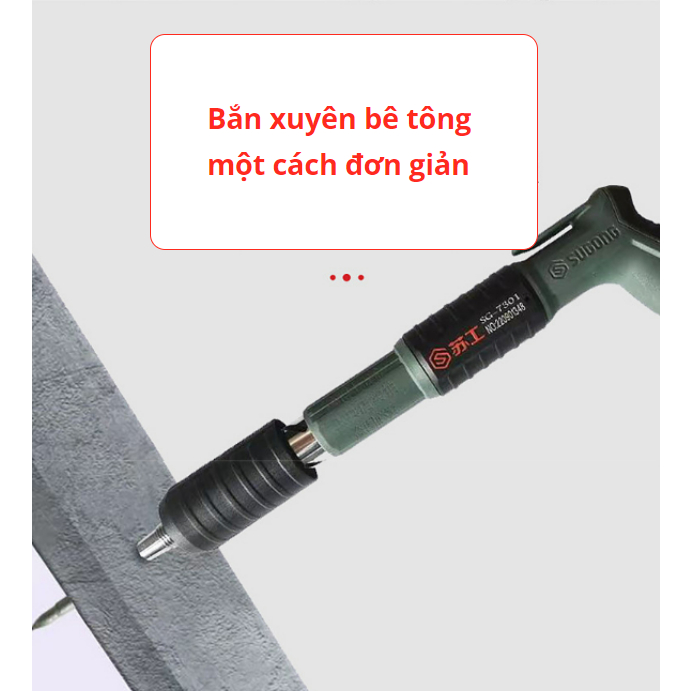 SÚNG BẮN ĐINH BÊ TÔNG - SUGONG CHÍNH HÃNG - THẾ HỆ MỚI NHẤT - TẶNG 10 MÓN PHỤ KIỆN
