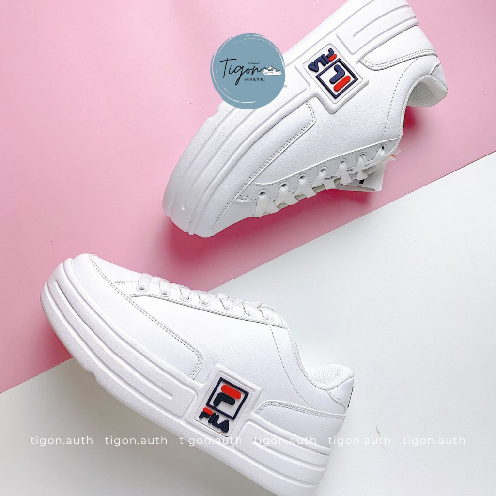 Giày thể thao nữ chính hãng , giày sneaker nữ trắng Fila Funky Tennis 1998 1TM00622D  Tigon.auth