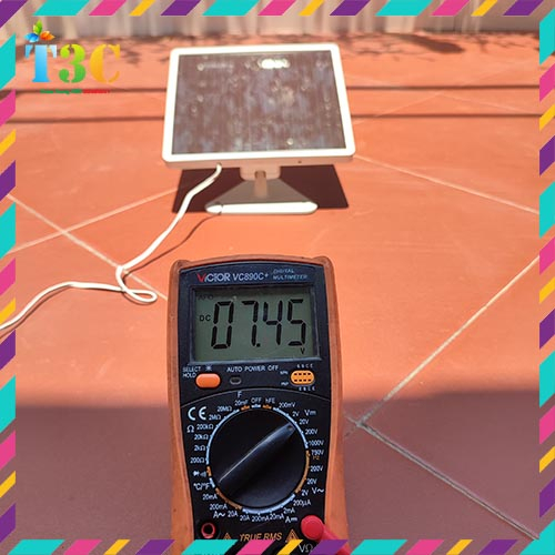 Tấm Pin Mặt Trời 7.5V 400mA Dùng Để Sạc Pin, Bơm Nước Bể Cá, Sục Khí Oxi