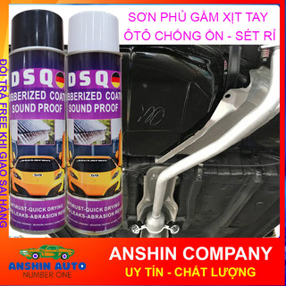 [HÀNG XUẤT ĐỨC] Sơn Phủ Gầm Ô Tô - Sơn Phủ Gầm - Xịt Tay, Chống Ồn, Chống Rỉ Sét, Mọt Khung Xe, Chống Ồn Xe chai 700ml