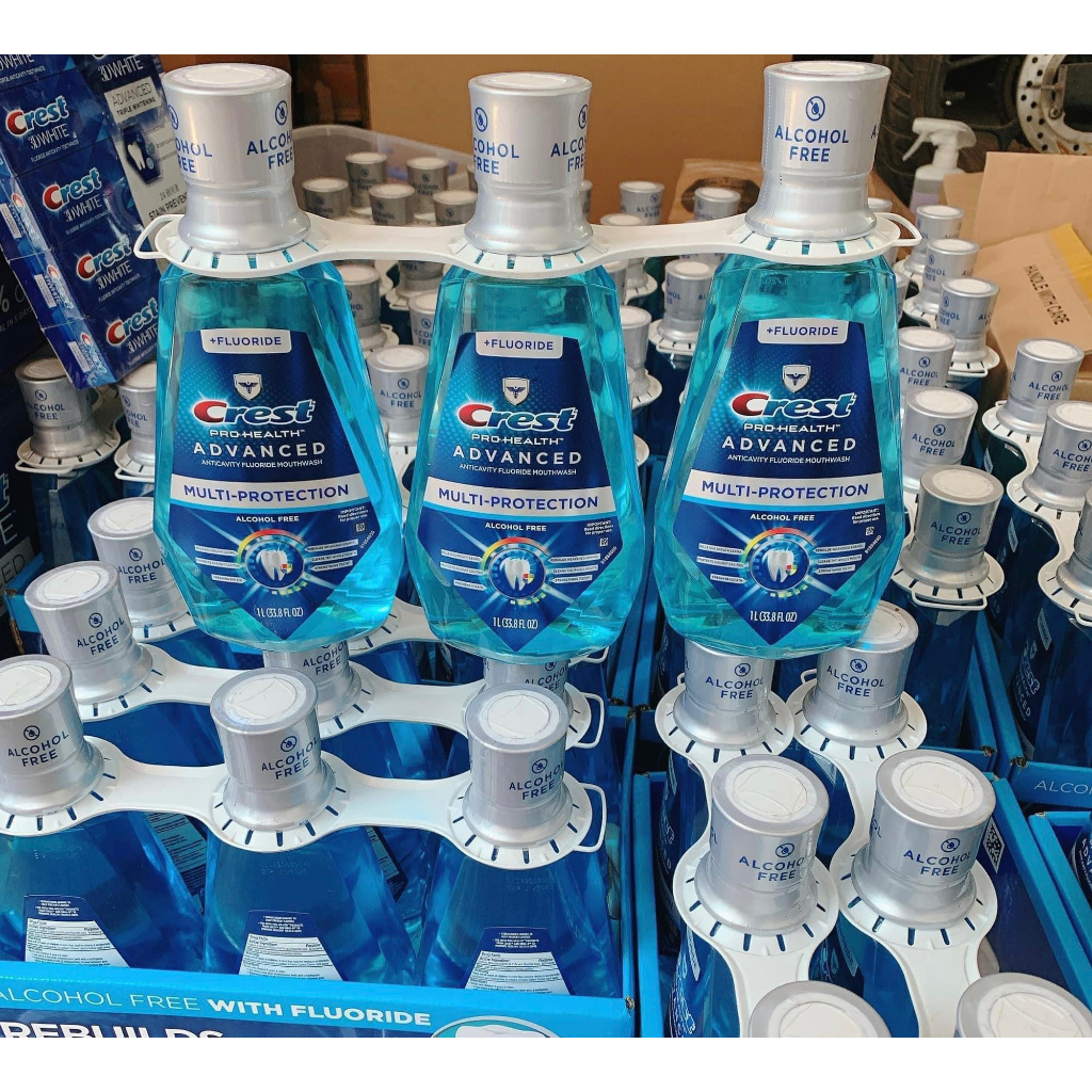 Nước súc miệng Crest không cồn Crest Pro Health Advanced Multi Protection 1Lít