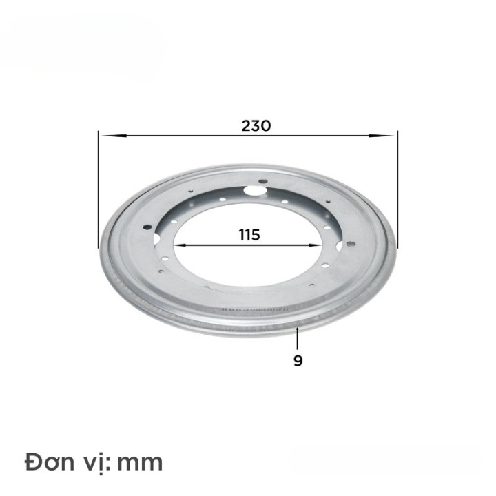 Mâm Xoay Tròn Kiểu 2 - Mâm Xoay Tròn Kiểu 2 xoay 360 độ một cách trơn tru, giúp đồ nội thất sáng bóng CAO CẤP