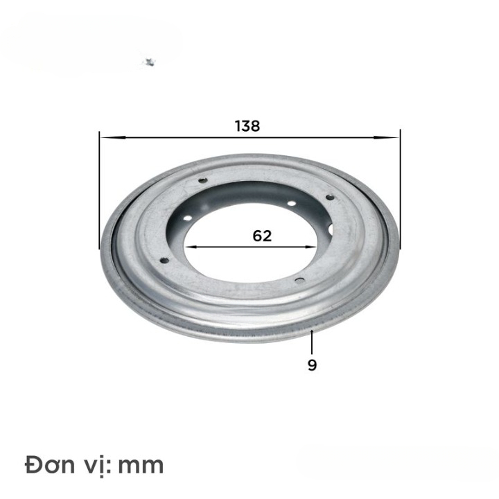 Mâm Xoay Tròn Kiểu 2 - Mâm Xoay Tròn Kiểu 2 xoay 360 độ một cách trơn tru, giúp đồ nội thất sáng bóng CAO CẤP