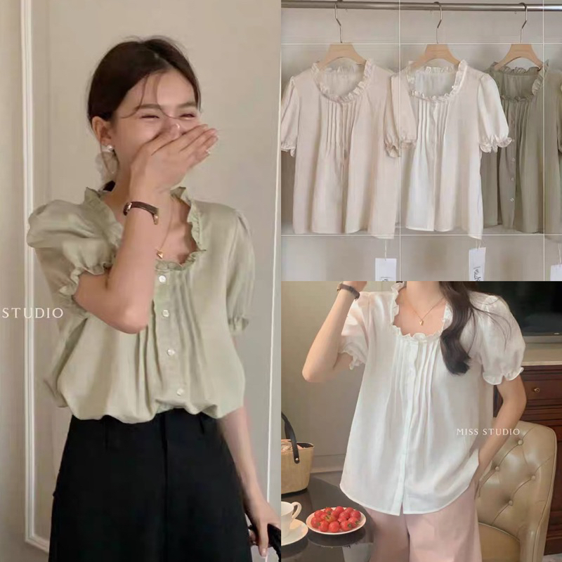 Áo tơ đũi MISS LEMON (chuẩn hãng, kèm ảnh thật)