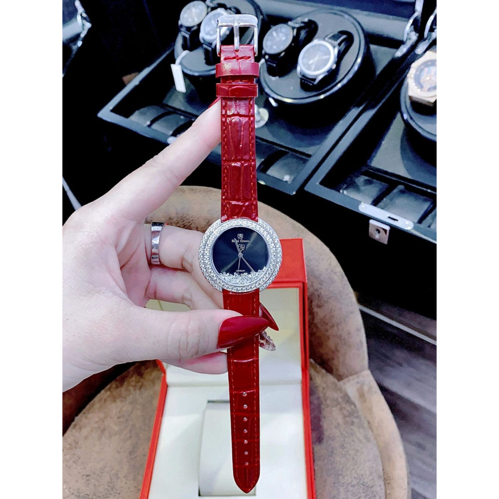 Đồng hồ nữ ROYAL CROWN 4641 Mặt đá Fullbox