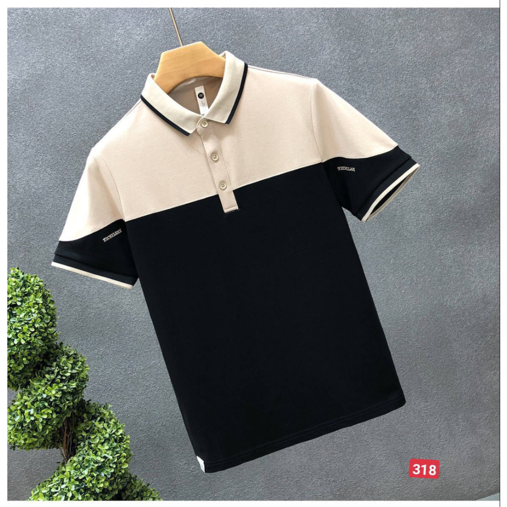 Áo thun nam có cổ chất thun cá sấu cotton cao cấp áo polo nam hotrend AT31888