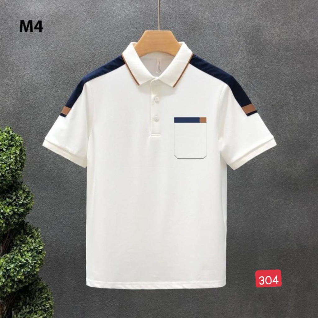 Áo thun nam có cổ chất thun cá sấu cotton cao cấp áo polo nam hotrend AT31888