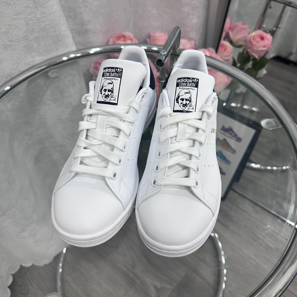 Giày Adidas Stan Smith gót xanh