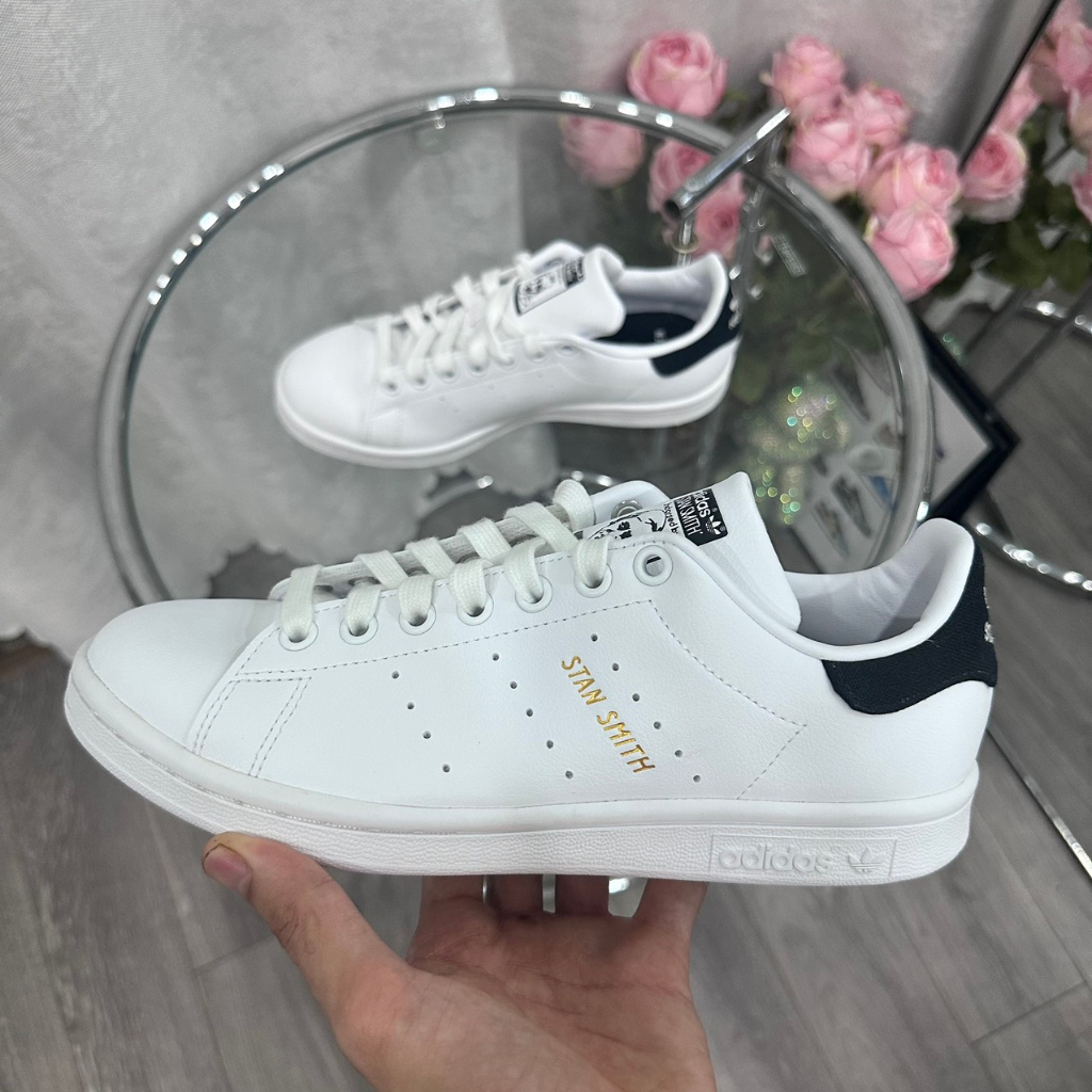 Giày Adidas Stan Smith gót xanh