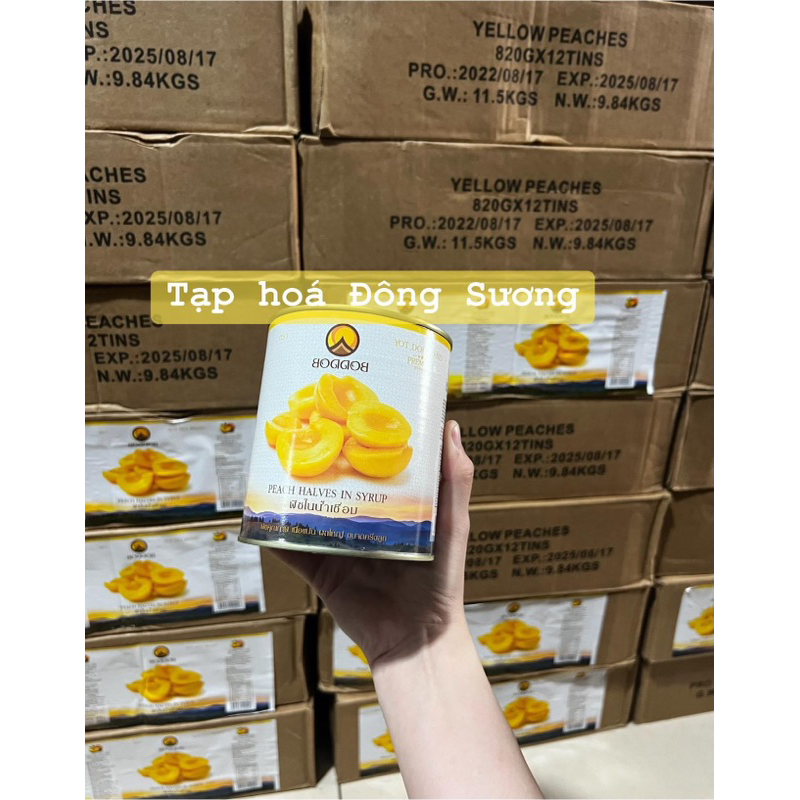 Đào Lon Thái 820g